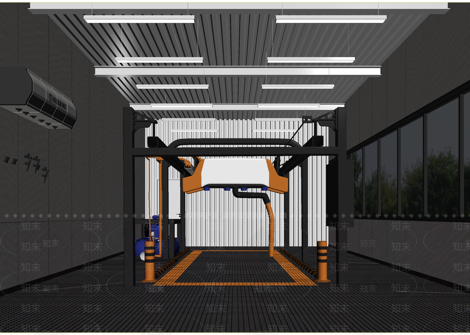 现代健身房3D模型下载【ID:1215186383】