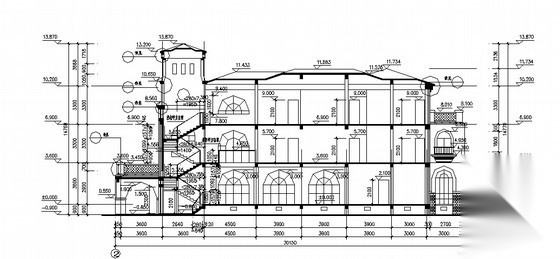 [长沙]某湖水乡V-69-S型住宅建筑施工图cad施工图下载【ID:165616177】