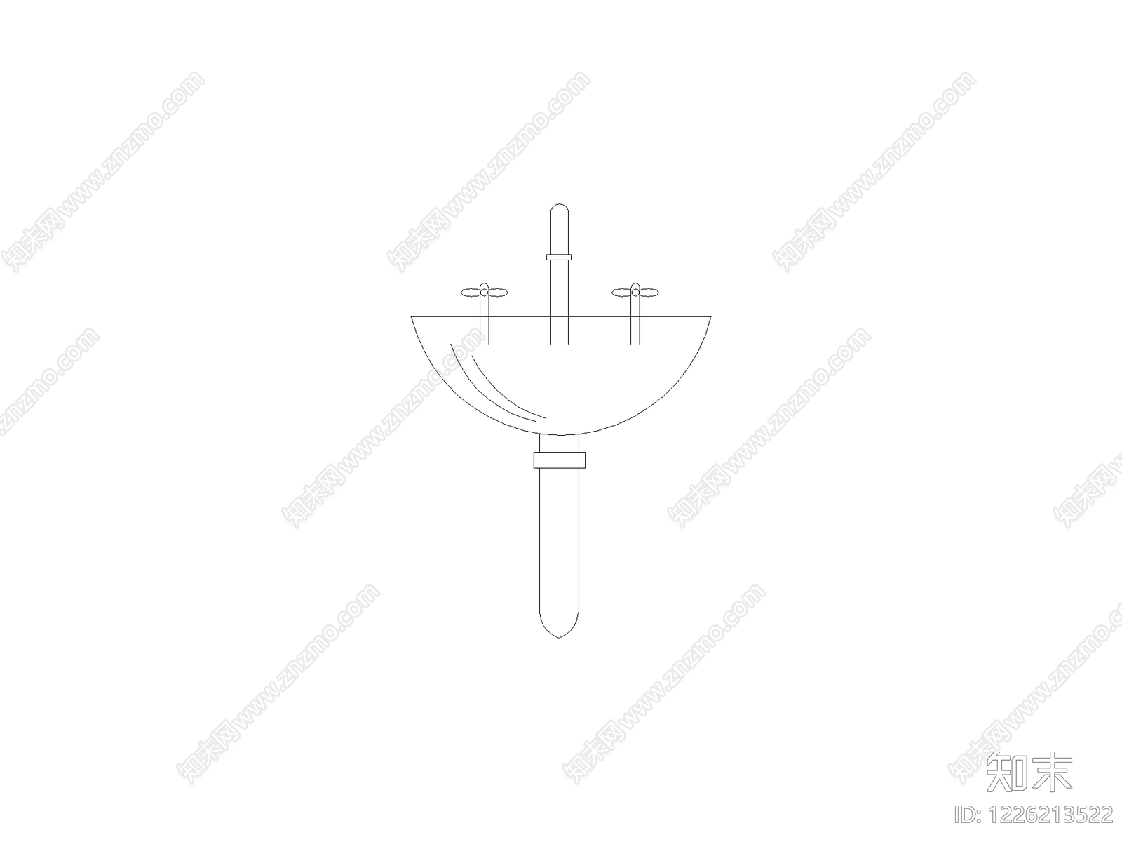 卫浴设施CAD图纸