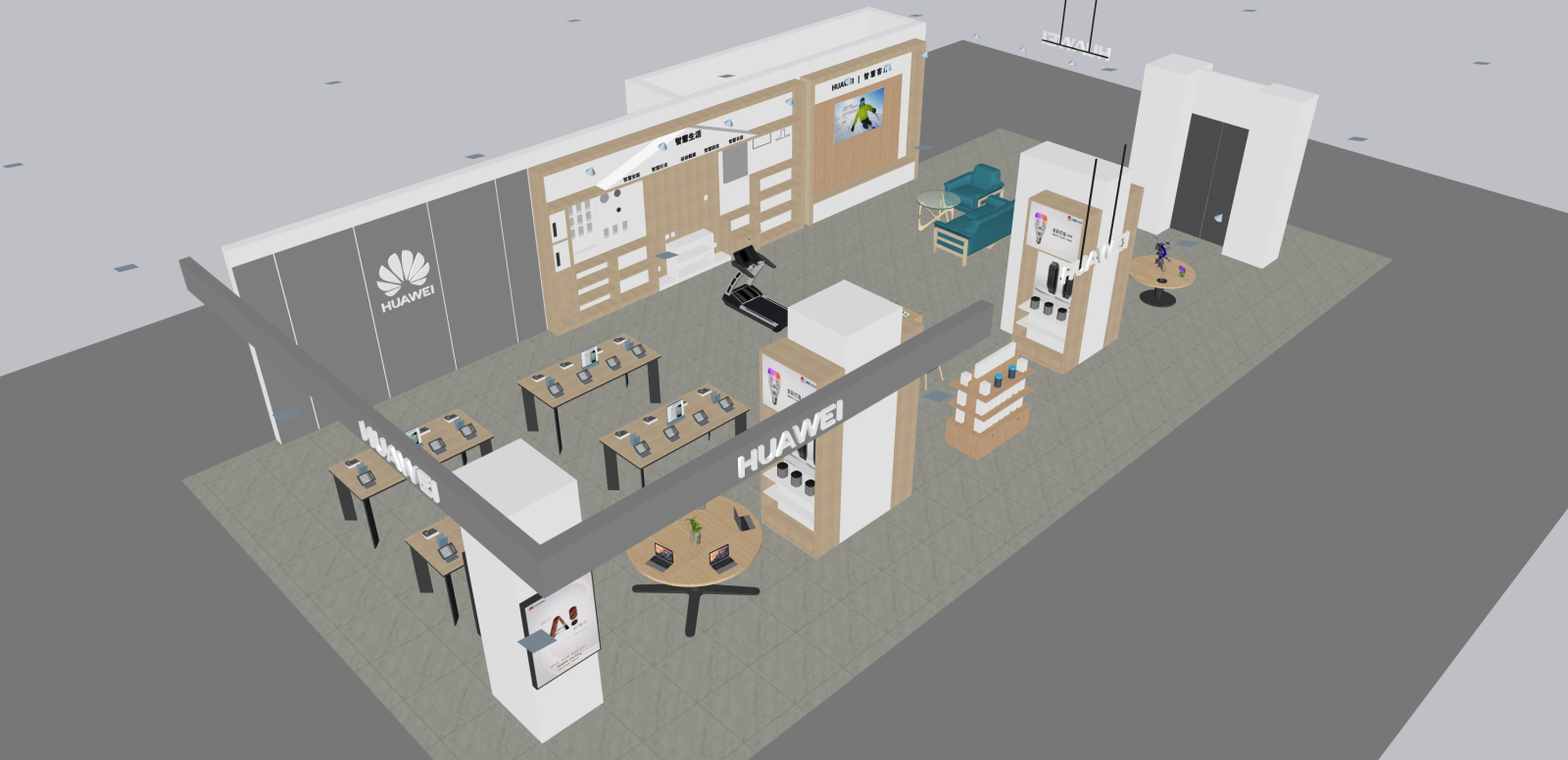 现代其他店铺SU模型下载【ID:1216016214】