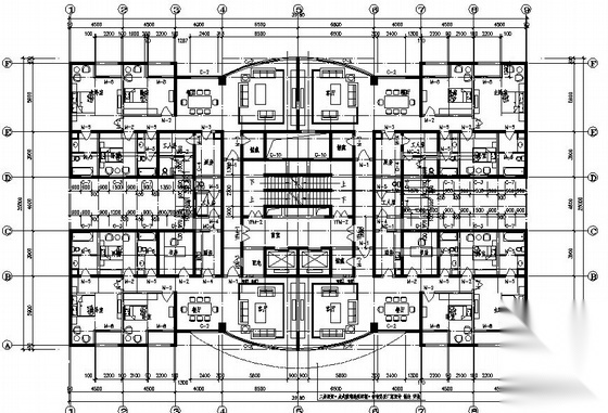 [威海]某国贸公寓改建工程建筑施工套图cad施工图下载【ID:167625152】