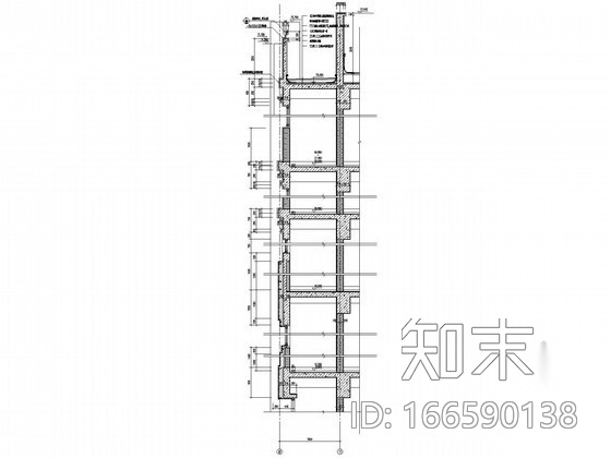 [江苏]超高层酒店墙身节点图施工图下载【ID:166590138】