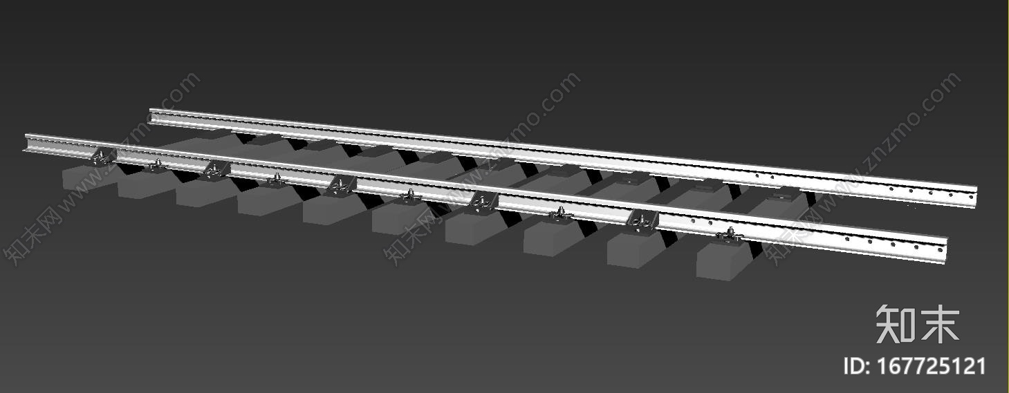 铁轨CG模型下载【ID:167725121】