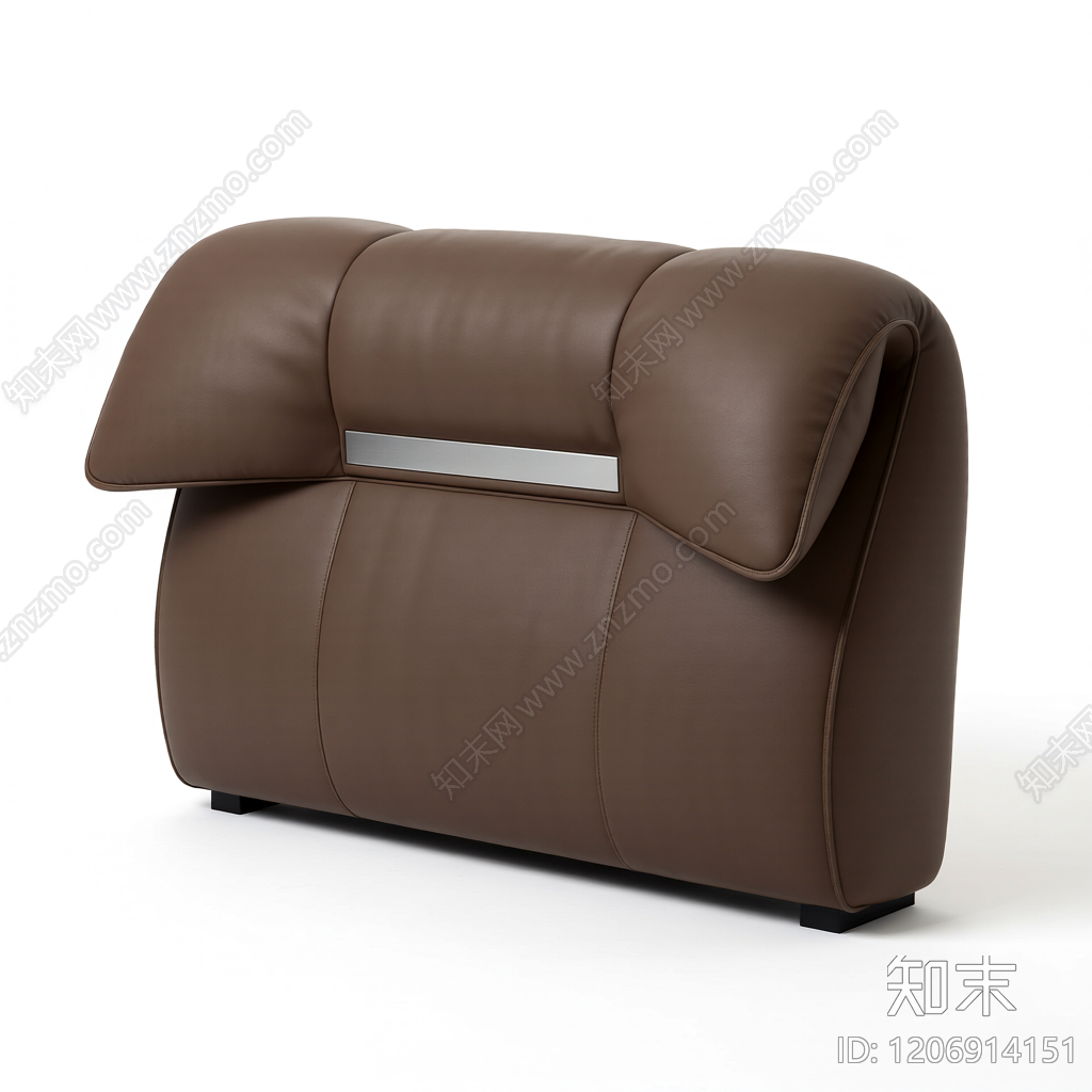现代皮质沙发3D模型下载【ID:1206914151】