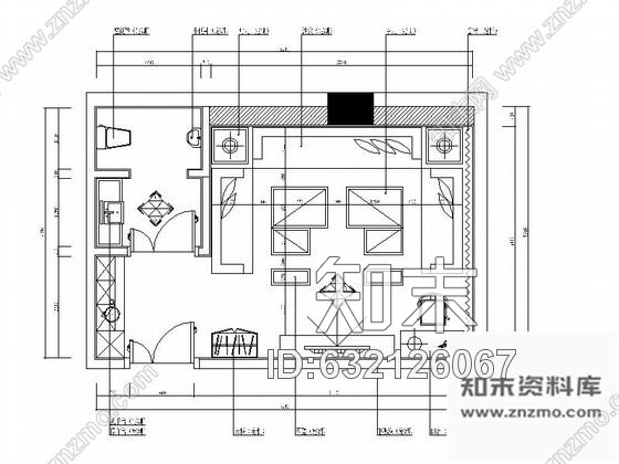 施工图北京欧式豪华KTV包厢室内设计施工图cad施工图下载【ID:632126067】