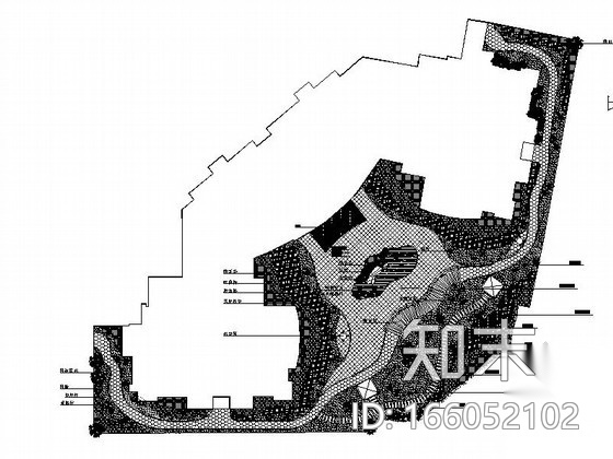 办公大楼屋顶花园绿化景观工程施工图施工图下载【ID:166052102】