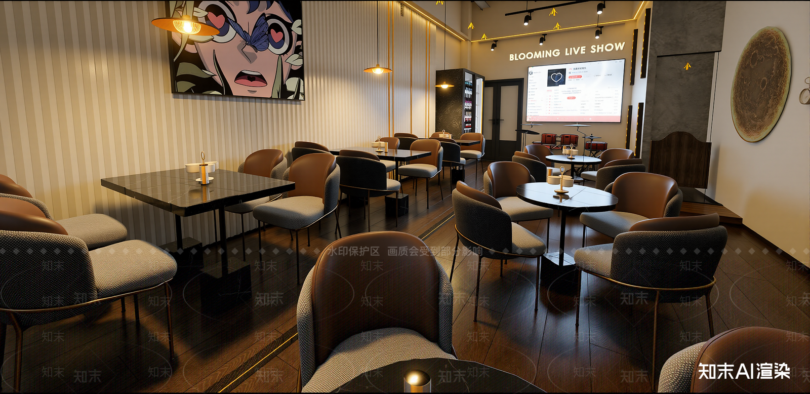 现代酒吧SU模型下载【ID:1215961424】