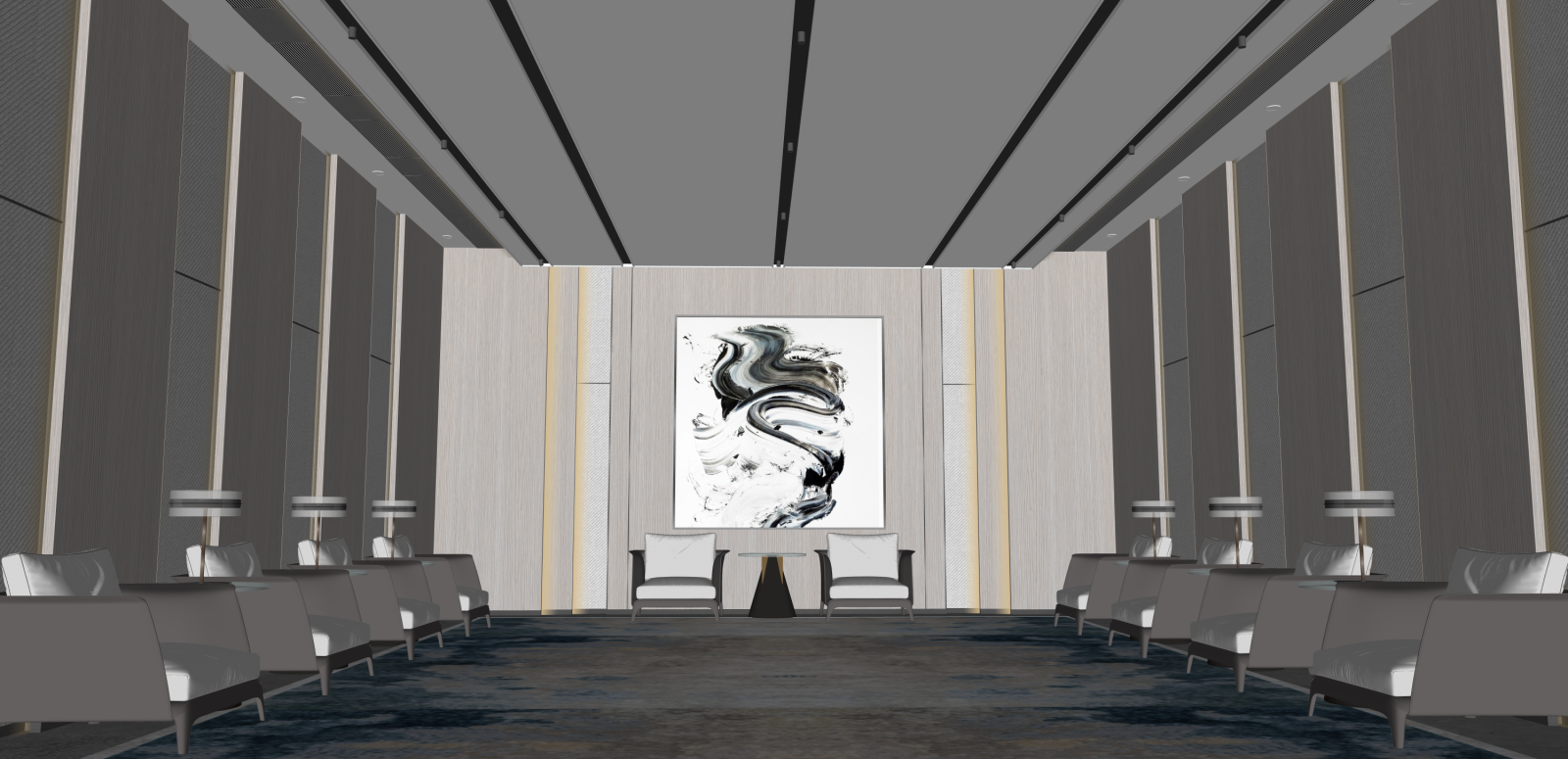现代会议室SU模型下载【ID:1215952015】