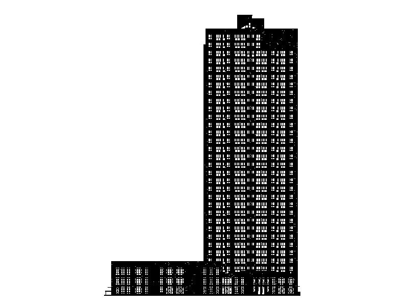 [重庆]大型现代风格公寓住宅全套施工图（多栋楼带商业...cad施工图下载【ID:167491193】