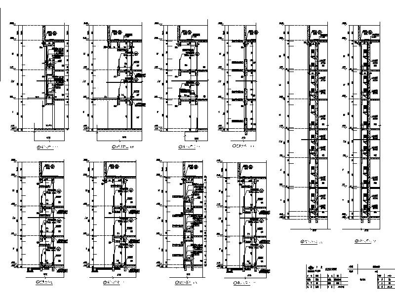 [重庆]大型现代风格公寓住宅全套施工图（多栋楼带商业...cad施工图下载【ID:167491193】