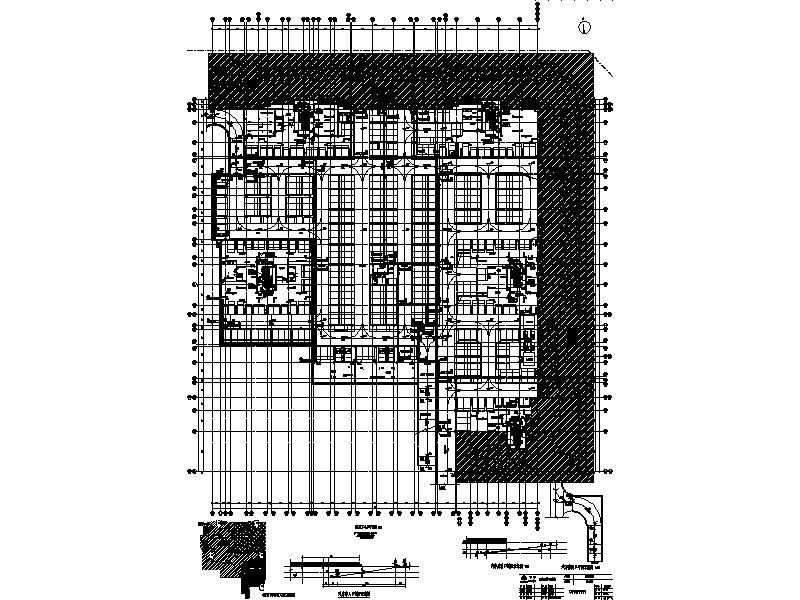 [重庆]大型现代风格公寓住宅全套施工图（多栋楼带商业...cad施工图下载【ID:167491193】