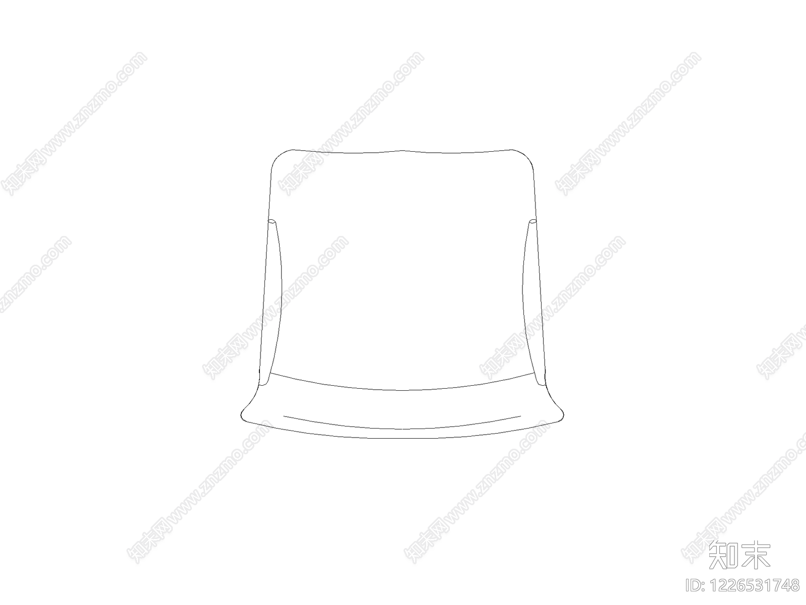 现代沙发CAD图纸