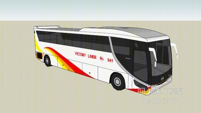 大巴SU模型下载【ID:417987511】