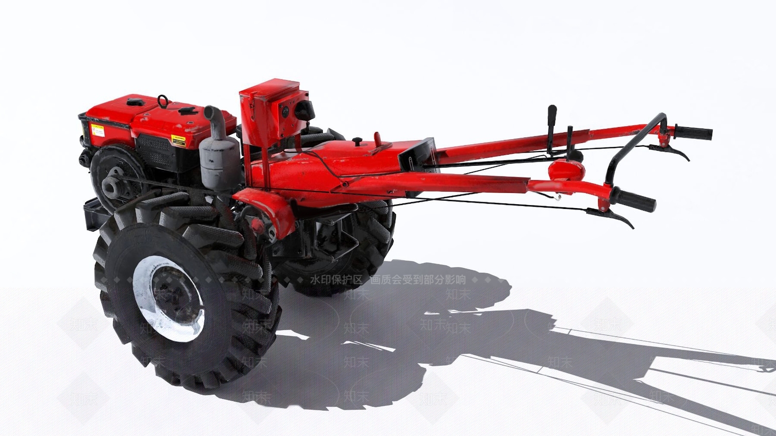 现代拖拉机3D模型下载【ID:288403305】