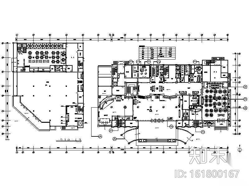 [安徽]某国际大酒店室内施工图cad施工图下载【ID:161800167】