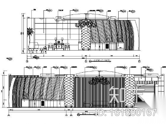 [安徽]某国际大酒店室内施工图cad施工图下载【ID:161800167】