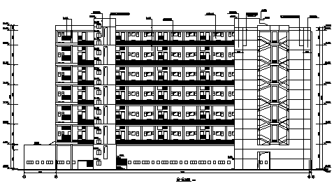 高层多栋塔式住宅建筑施工图（含有水暖电全专业图纸）cad施工图下载【ID:151406183】