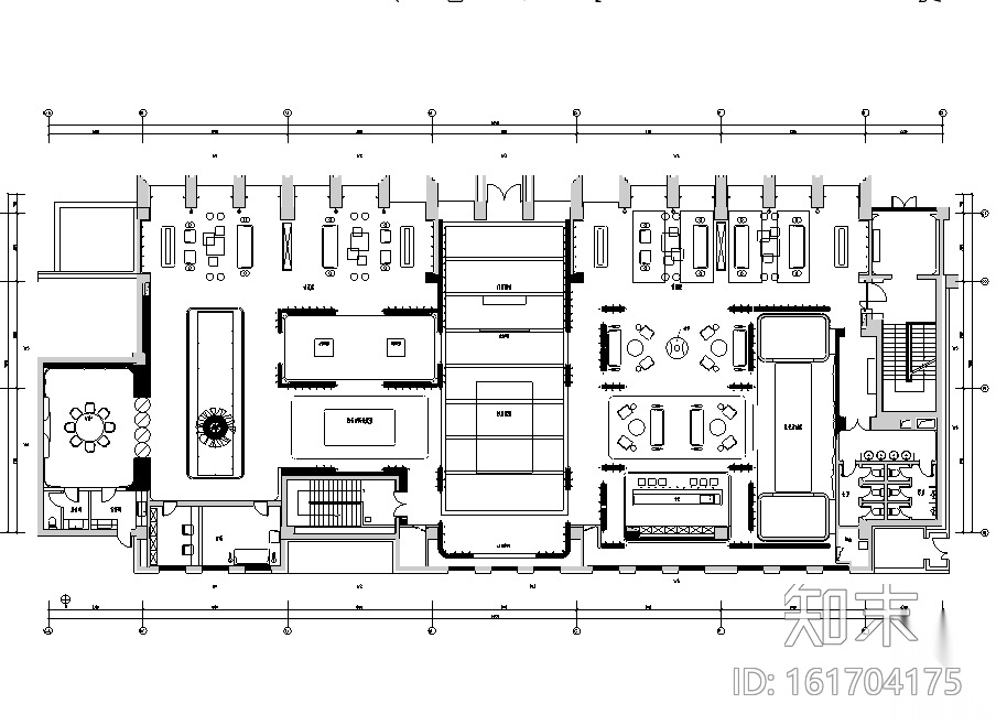 [陕西]翡翠长安售楼空间设计施工图cad施工图下载【ID:161704175】