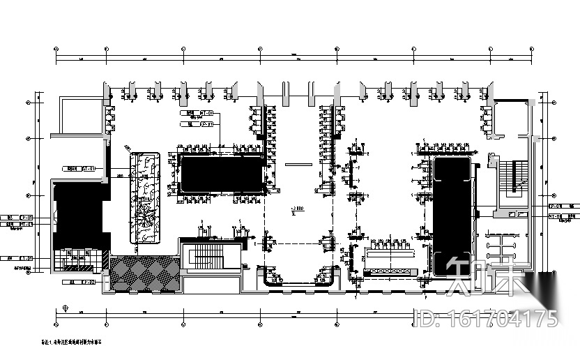 [陕西]翡翠长安售楼空间设计施工图cad施工图下载【ID:161704175】