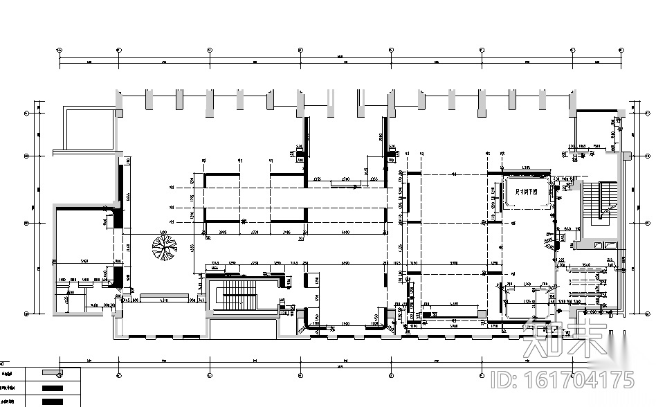 [陕西]翡翠长安售楼空间设计施工图cad施工图下载【ID:161704175】