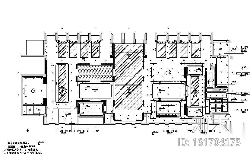 [陕西]翡翠长安售楼空间设计施工图cad施工图下载【ID:161704175】