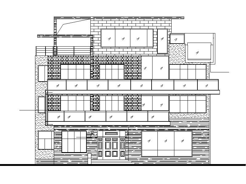 现代风格三层独栋别墅建筑设计文本框架结构（包含效果图...施工图下载【ID:166581115】