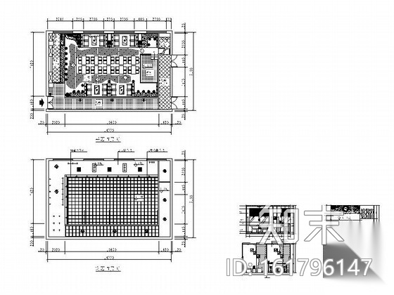 主题酒吧室内装修图cad施工图下载【ID:161796147】