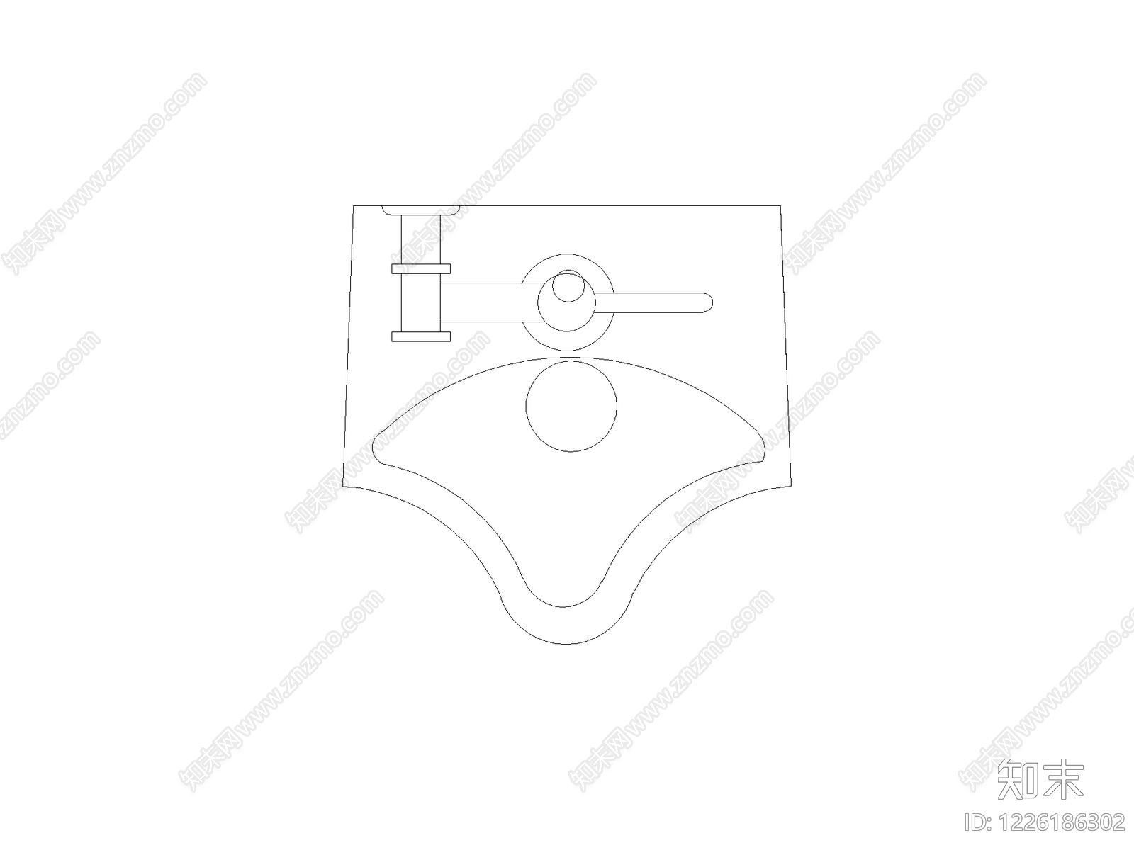 五金管件cad施工图下载【ID:1226186302】