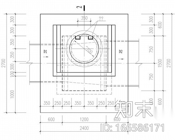 2882米道路排水工程管井节点详图（含设计说明和计算书）cad施工图下载【ID:166586171】