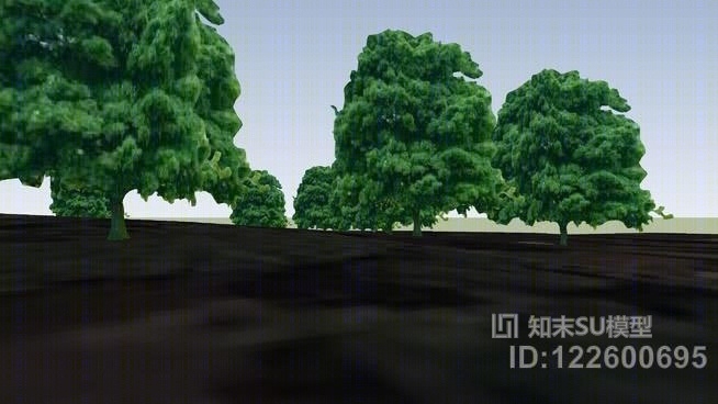 科伦坡世贸中心附近的树木SU模型下载【ID:122600695】