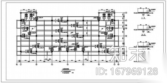 某5层框架办公楼加固设计图施工图下载【ID:167969128】