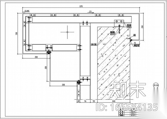 某配件厂新厂区办公楼幕墙工程设计图(含计算书)cad施工图下载【ID:166584135】