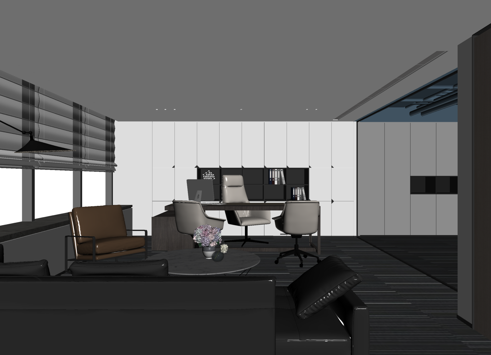 现代办公室3D模型下载【ID:1214599008】