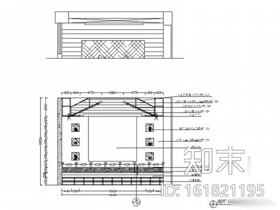 [东莞]东南亚风格两居室样板房装修图（含效果图）cad施工图下载【ID:161821195】