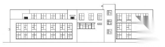 某县级医院独立门诊楼建筑设计方案cad施工图下载【ID:151593183】