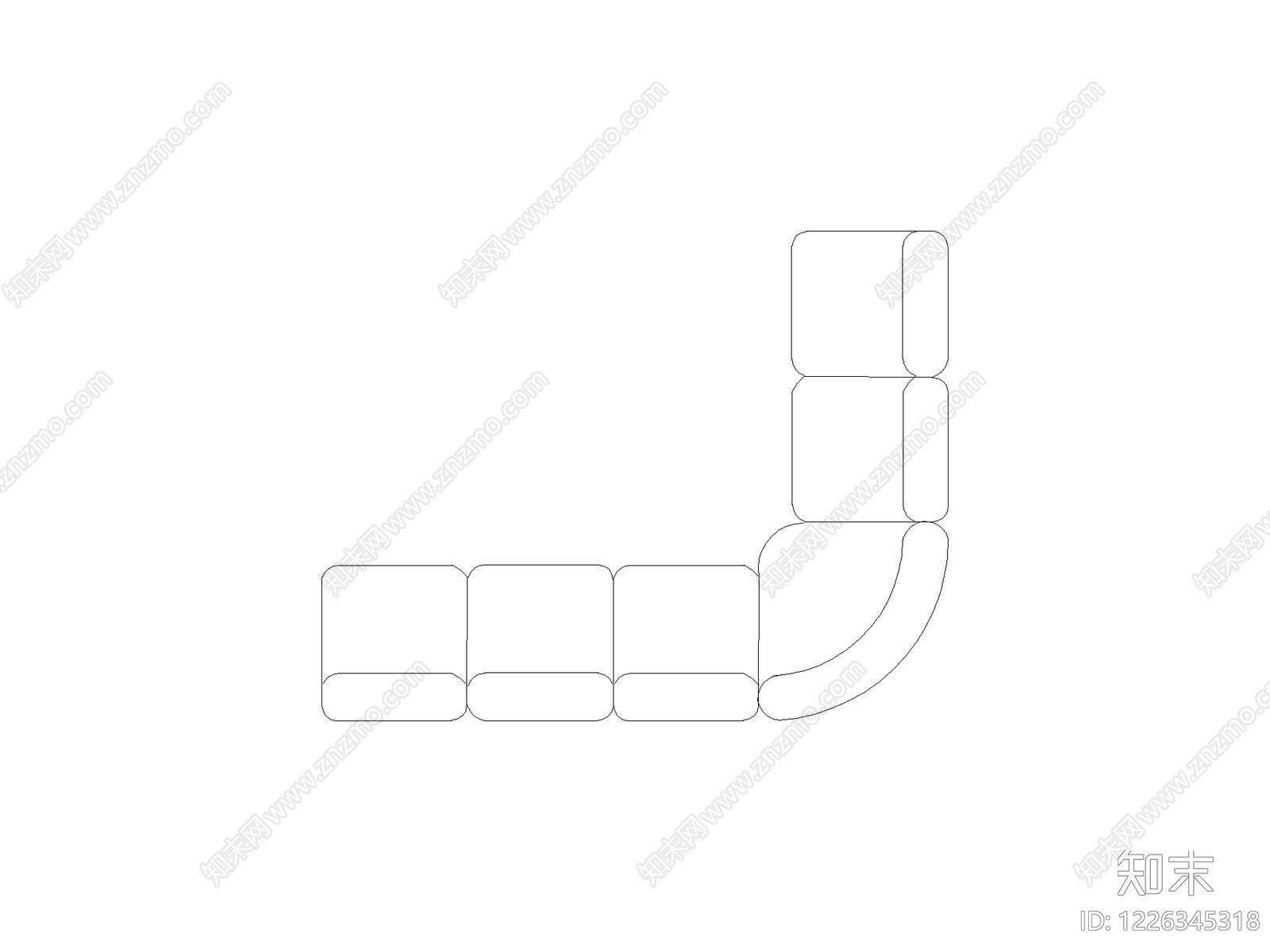 现代五金管件CAD图纸