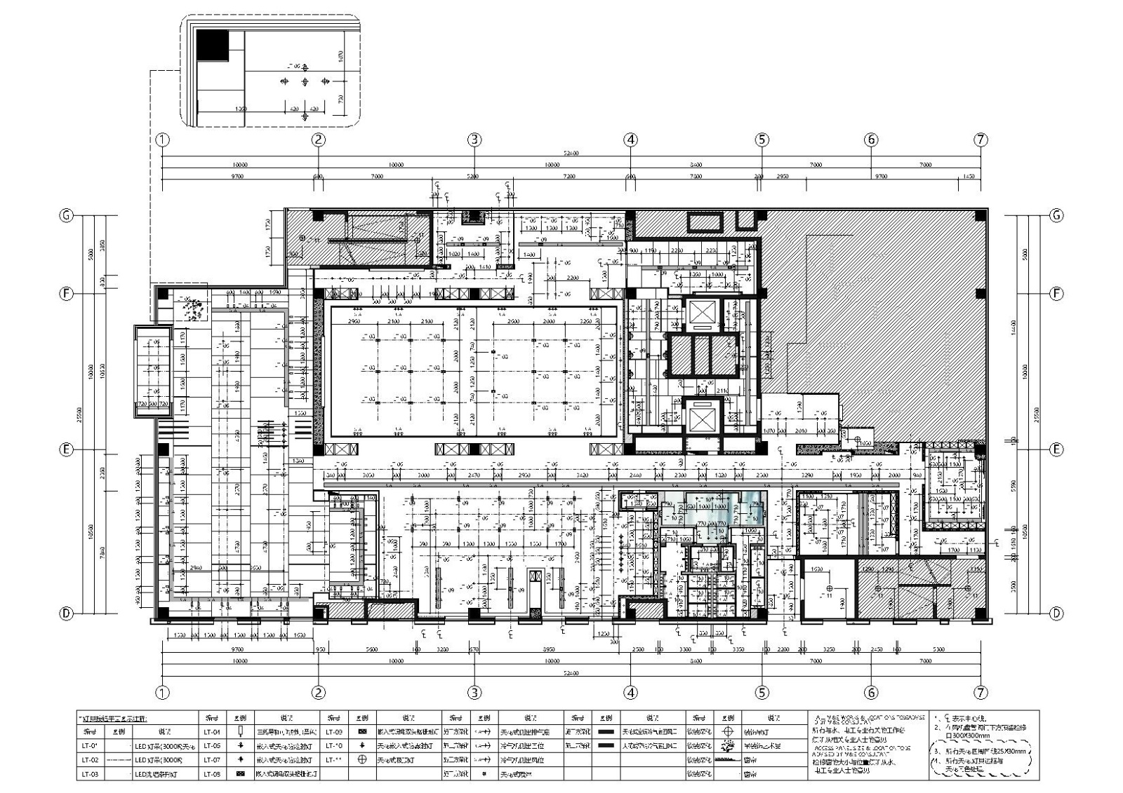 [贵州]宝能2174㎡现代二层售楼部室内施工图cad施工图下载【ID:160501194】