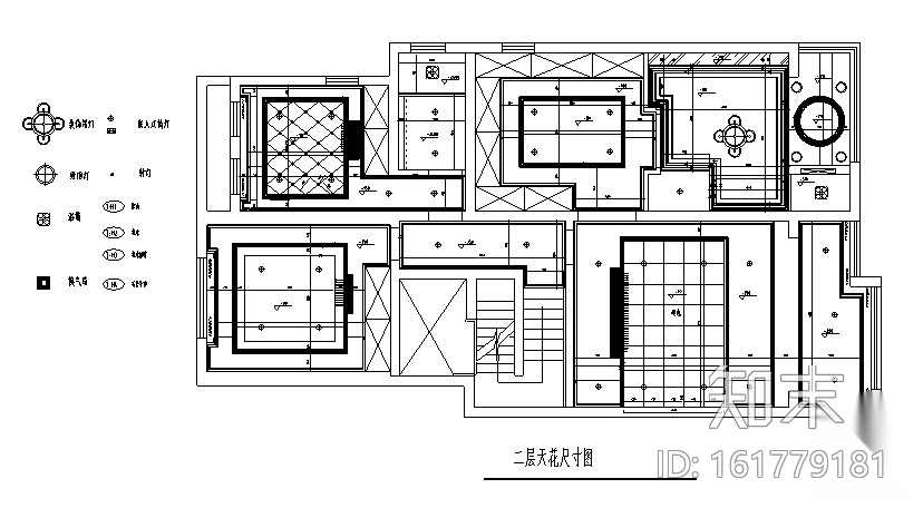 [江苏]新古典主义500平米联体别墅设计施工图（附效果图...cad施工图下载【ID:161779181】