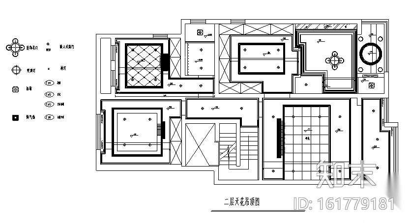 [江苏]新古典主义500平米联体别墅设计施工图（附效果图...cad施工图下载【ID:161779181】