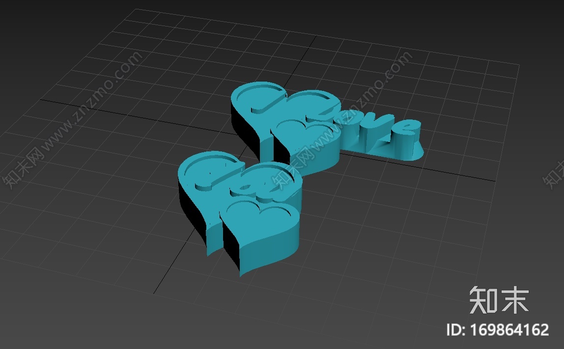 爱心字母-i_love_you3d打印模型下载【ID:169864162】