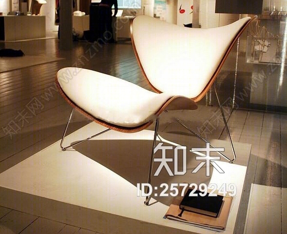 现代布艺休闲椅3D模型下载【ID:25729249】