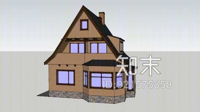 小高山住宅SU模型下载【ID:921575850】