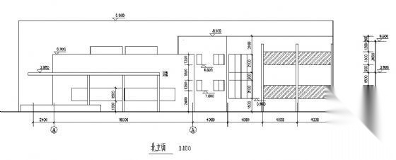 某小型办公室建筑图cad施工图下载【ID:149944199】