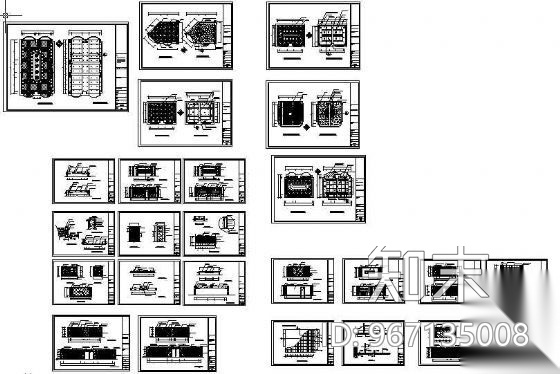 会议室装饰图cad施工图下载【ID:967135008】