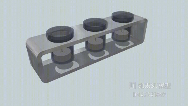 茶烛架SU模型下载【ID:417809332】