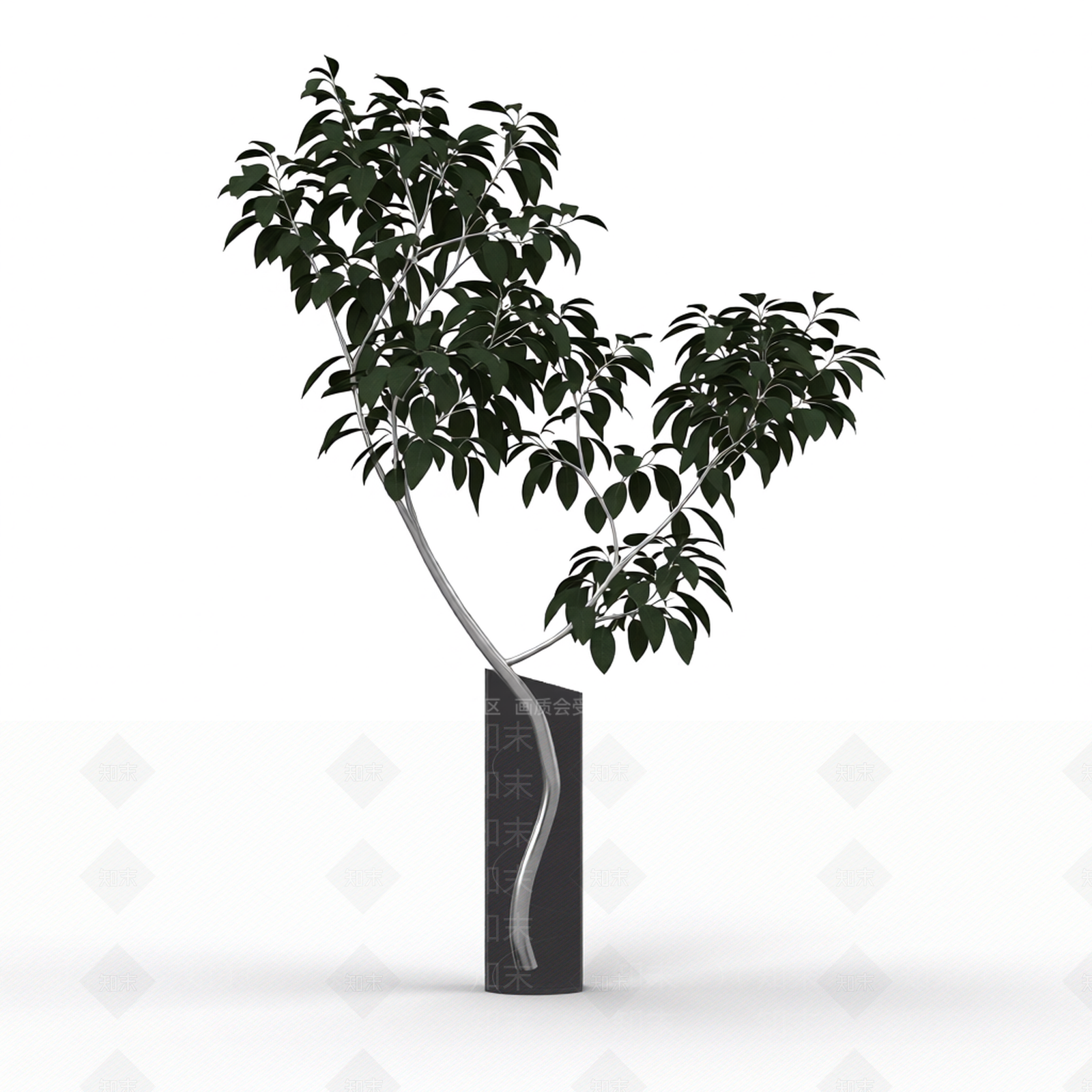 带枝叶的植物模型3D模型下载【ID:1206184062】