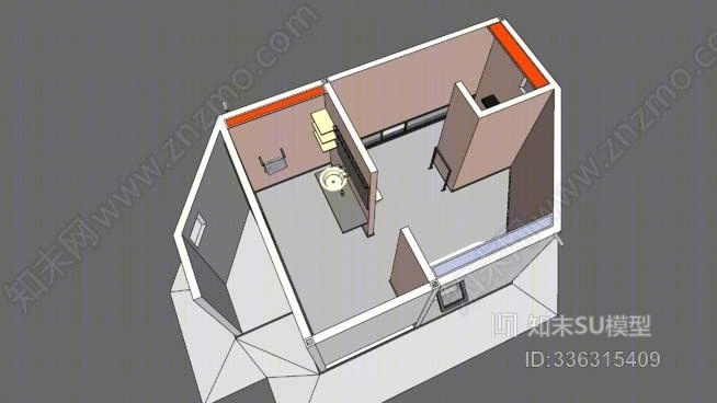 厕所SU模型下载【ID:336315409】