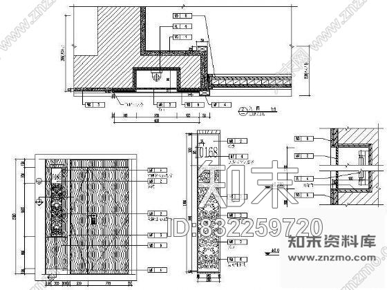 图块/节点公寓走廊大门详图cad施工图下载【ID:832259720】