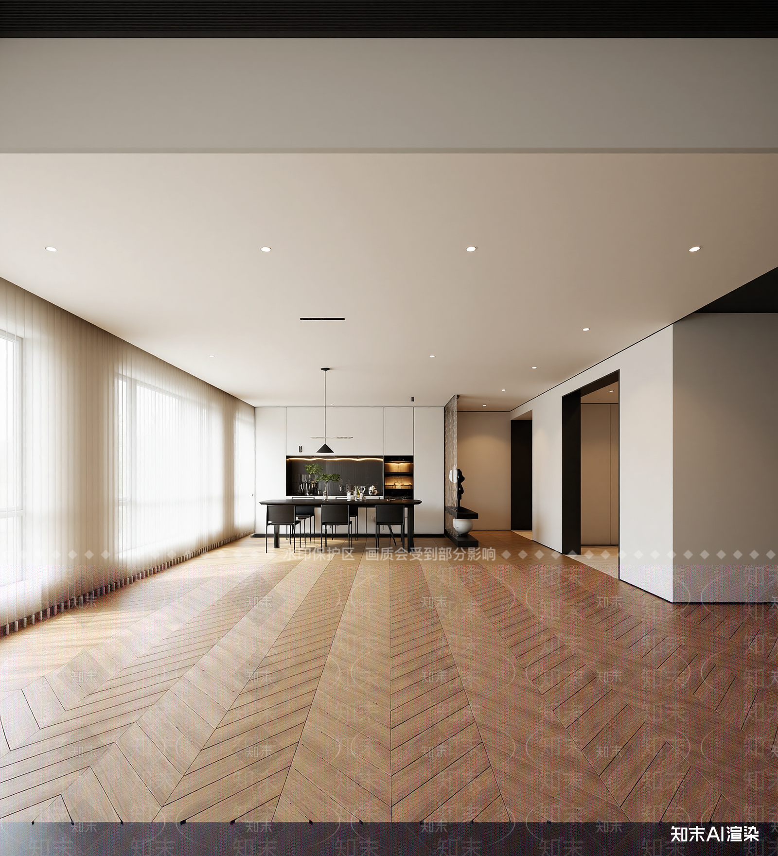 现代客餐厅3D模型下载【ID:1214922298】