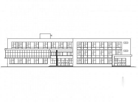 某医院三层独立门诊楼建筑扩初图施工图下载【ID:166209190】
